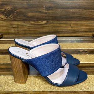 Kate Spade Imma Blue Jean Heels